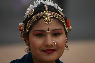  I was amazed with the amount of detail surrounding this lady's face which made her look beautiful.